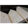 Image 2 : (2X THE MONEY) Pair of Plastic Head Garden Rakes