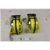 Image 1 : (2X THE MONEY) Pair of 27ft Ratchet Straps with Hooks