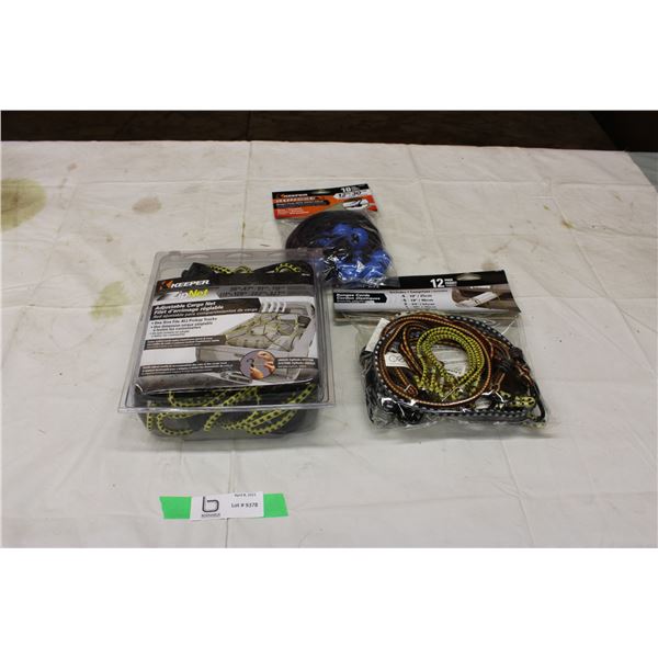 Cargo Netting and Bungee Cords