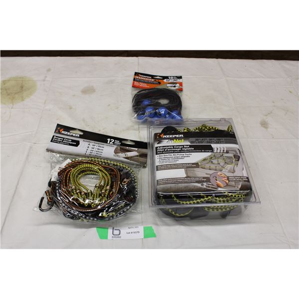 Cargo Netting and Bungee Cords