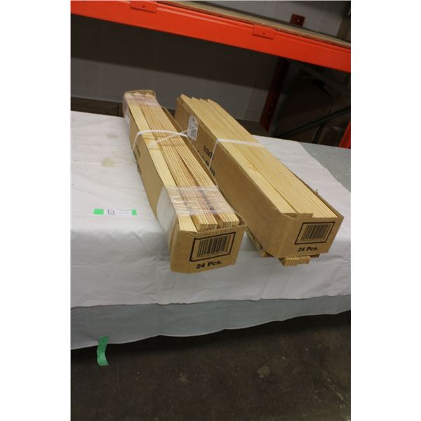 Two Boxes of 36" Wooden Stakes