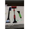 Image 1 : Three Piece Snow Brush and Scraper Attachment