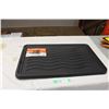 Image 1 : Two 17" x 27" Plastic Boot Trays