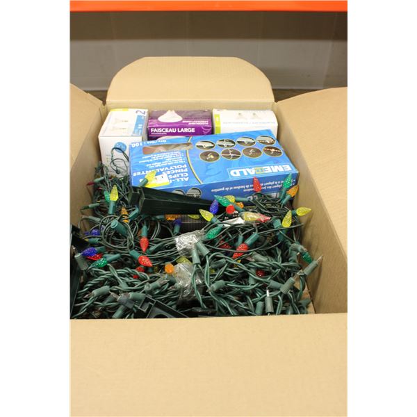 Box of Christmas Lights