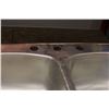 Image 2 : Stainless Steel Double Sink 21" x 31"
