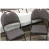 Image 2 : (4X THE MONEY) Four Folding Chairs