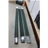 Image 1 : (3X THE MONEY) Three Bundles of 6ft Iron Snow Fence Poles
