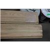 Image 3 : Pair of Oak Baseboards: 135" and 144" in Length