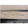 Image 4 : Pair of Oak Baseboards: 135" and 144" in Length