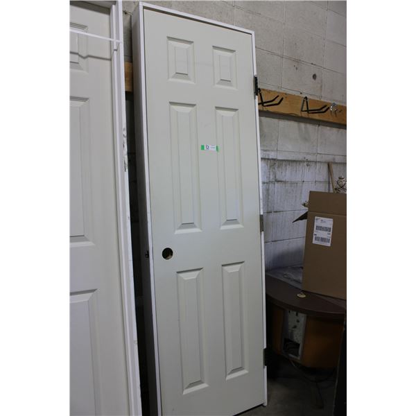 Wooden Door and Frame: 25.5" x 82"