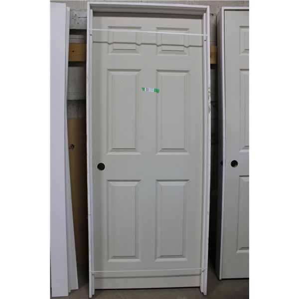 Wooden Door and Frame: 34" x 82"