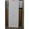 Image 1 : Folding White Wooden Closet Doors: 30" x 79"