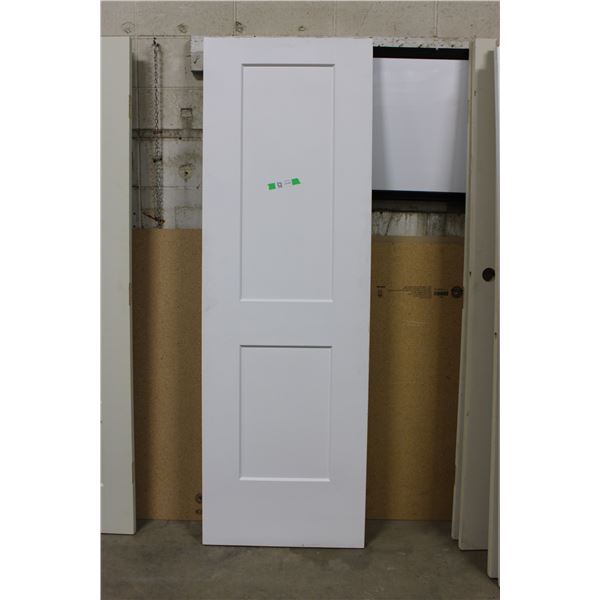 White Wooden Door: 26" x 80"