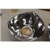 Image 2 : (2X THE MONEY) Two Large Metallic Salad Bowls