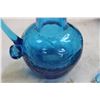 Image 2 : Three Blue Glassware Pieces