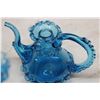 Image 4 : Three Blue Glassware Pieces