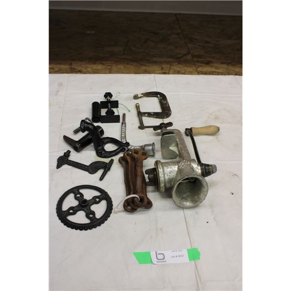 Meat Grinder and Clamps