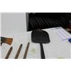 Image 3 : Garden Spade with Axe and Three Iron Stakes