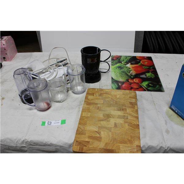 Magic Bullet and Cutting Boards