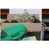 Image 2 : Box of Christmas Decorations and Box of Garden Supplies