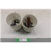 Image 1 : (2X THE MONEY) 2 Containers of Sockets with Screw Driver