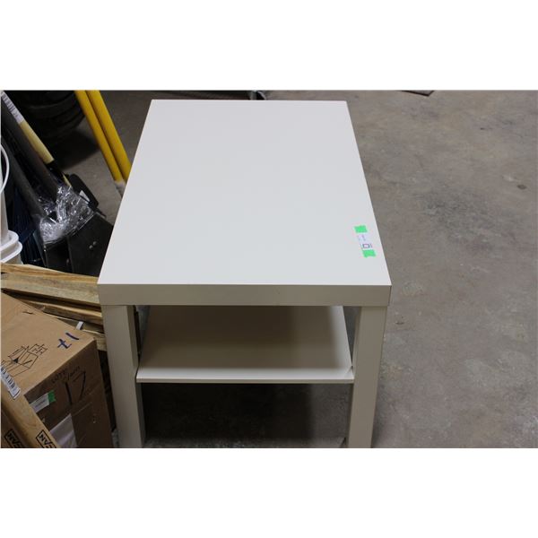 White Coffee Table 18" x 22" x 35"