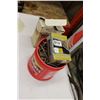 Image 1 : Large Bin of Misc Nails, Lights, Ratchet Straps