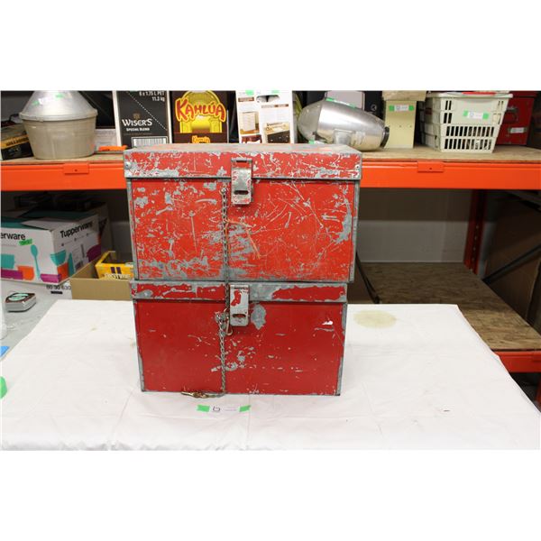 (2X THE MONEY) Metal Storage Boxes