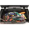Image 5 : Plastic Tool Box with Soldering and Misc Electrical Tools