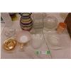 Image 1 : Misc Glass Lot Vases, Cups and Dishes