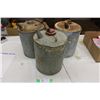 Image 1 : (3X THE MONEY) Metal Gas Cans