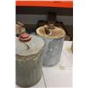 Image 2 : (3X THE MONEY) Metal Gas Cans