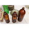 Image 2 : Tea Pots and Glass Vase, Javex Bottles
