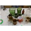 Image 3 : Misc Lot of Glass, Japan Vase, Green Glass