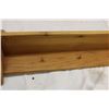 Image 2 : Wooden Coat Rack Shelf 31" long, 12" wide