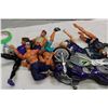 Image 2 : Kids Toy Action Figures and Motorcycles