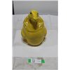 Image 1 : Yellow Dinosaur Cookie Jar with Lid