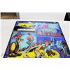 Image 3 : Williams "Triple Action" Pinball Backglass - used