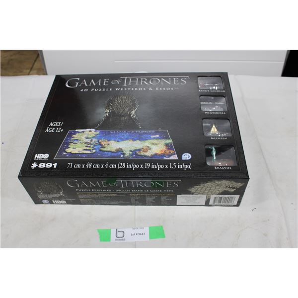 New Sealed Game of Thrones 4D Puzzle