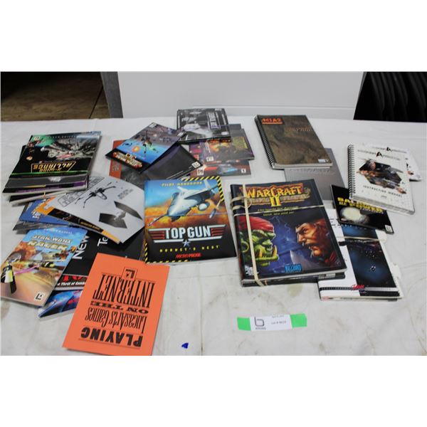 Huge Lot of PC Game Manuals & Guides