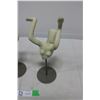 Image 2 : 2 Jewelry Store Product Display Busts/Ornaments with Stands