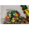 Image 5 : Lot of Kids Wooden Toys (Blocks and Train)