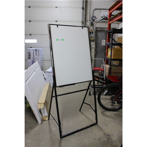 Folding White Board 67" high 29" wide