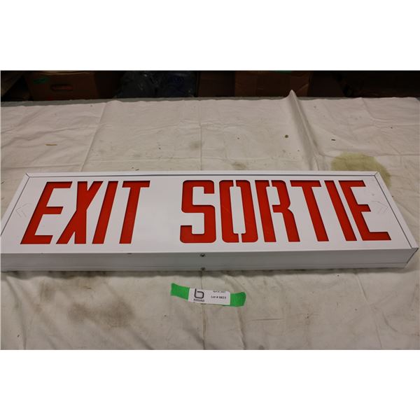 Exit Sign 8" x 28"