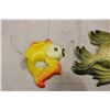 Image 3 : 2 Chalkware Fish Wall Art