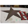 Image 2 : Tin Metal Star and Hope Sign