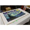 Image 1 : Vincent Van Gogh Starry Night Picture 24" x 36"