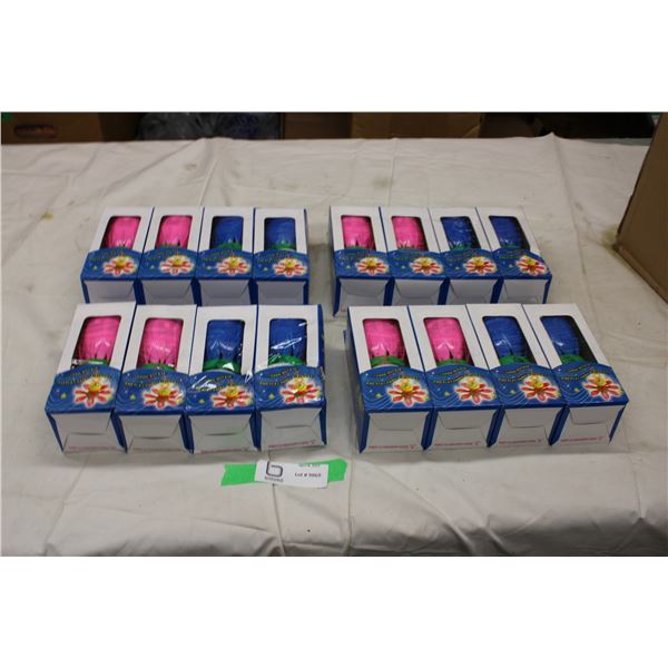 (4X THE MONEY) Singing Blue and Pink Happy Birthday Candles