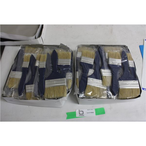 (2X THE MONEY) Paint Brushes (2 boxes)