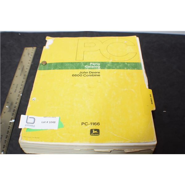 JOHN DEERE 6601 COMBINE MANUAL